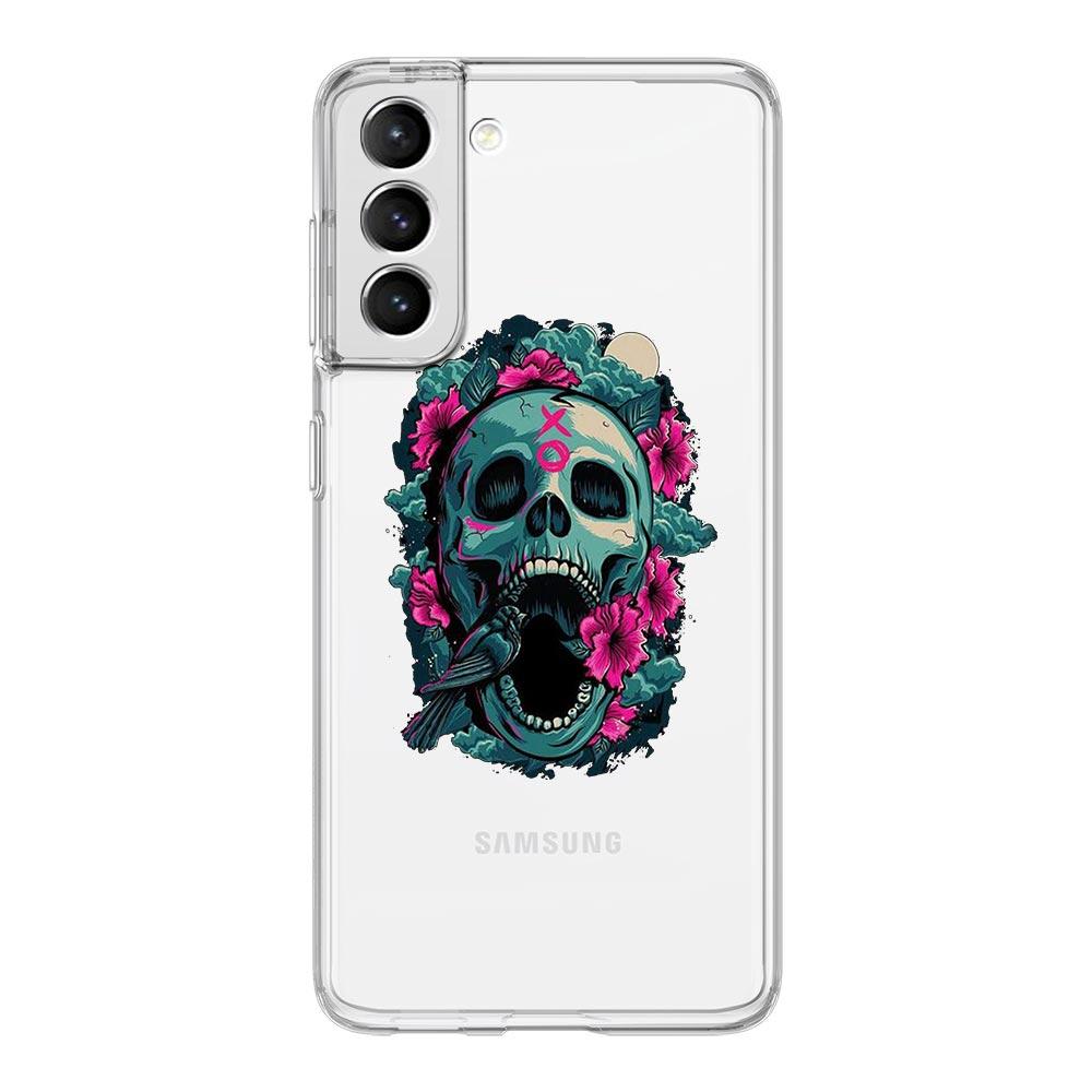 

Чехол для телефона с черепом Скелета Мрачного Жнеца для Samsung Galaxy S22 S21 S20 FE Ultra 5G S10 S10E S9 S8 Plus Note 10 20 Мягкий прозрачный чехол Samsung S10e