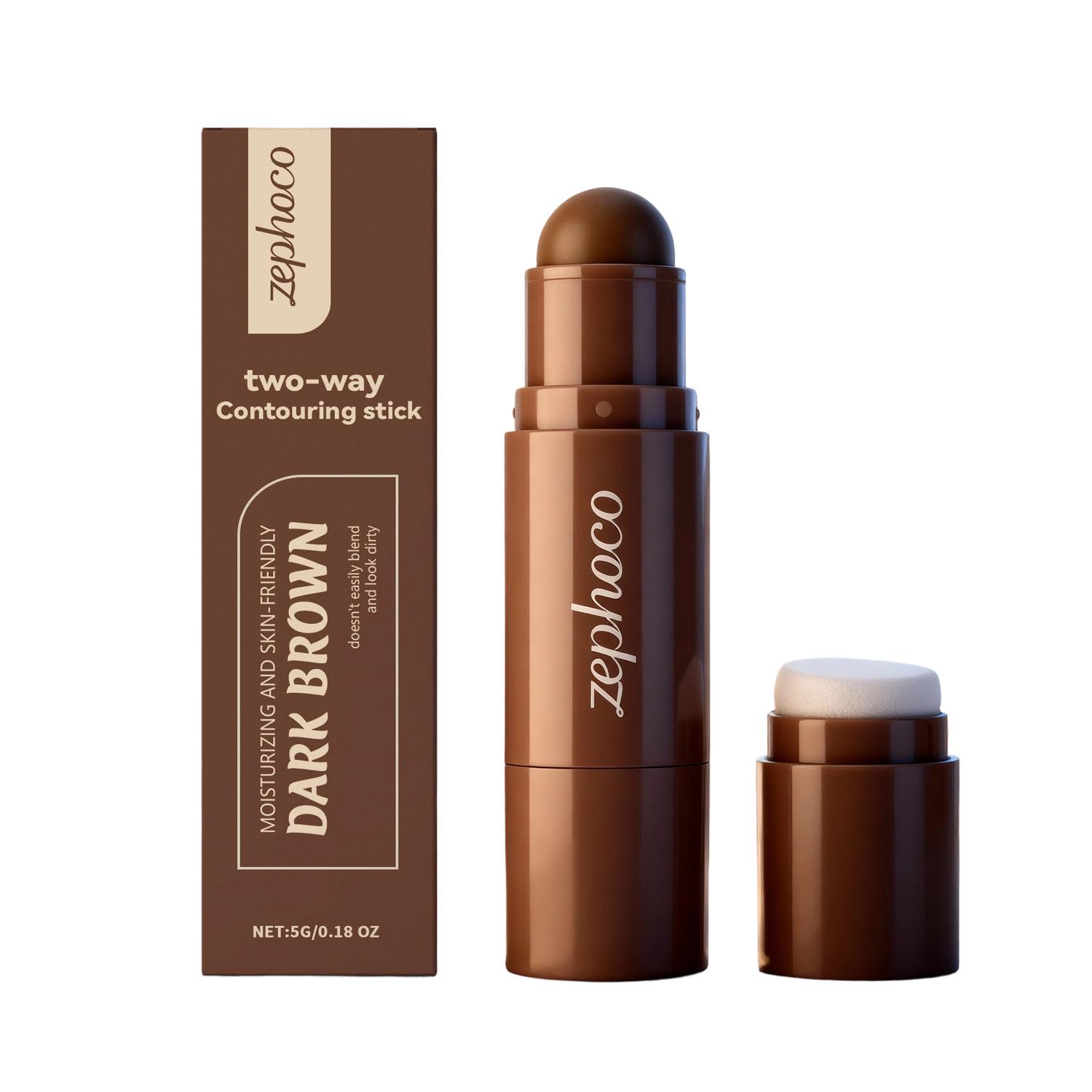 Zephoco 3D Smooth Contour Stick: Pigmented Natural Face Sculpting Makeup Tool