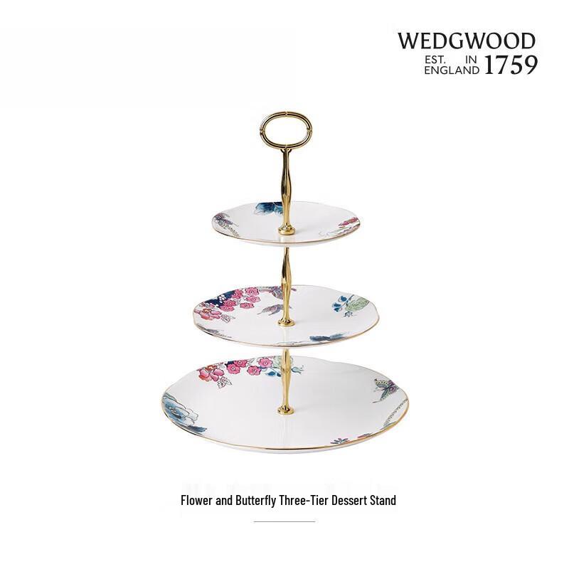 Wedgwood Butterfly Bloom 3-Tier Cake Stand