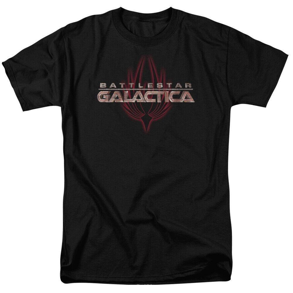 Черная футболка унисекс с логотипом Battlestar Galactica и научно-фантастическим телешоу Phoenix S чёрный