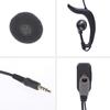 Soft Ear Hook Earpiece 3.5mm Plug Single Side Headset Headphone for Walkie Talkie/Two Way Radio In Ear Wired Earphone
