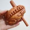 Handcrafted Frog Musical Instrument Wooden Lucky Frog Crafts  Home Office Desk Decor