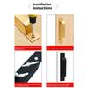 Multipurpose Sliding Door Handle Convenient for Cabinets and Glass Door Comfortable Grip Modern Hardware Daily Use
