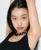 Ourpierre Twist Bead Necklace Black