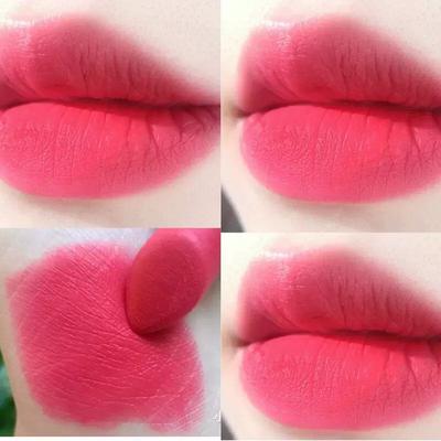 Authentic Sweet and Elegant Peach Pink Lipstick, Matte Finish, Long-Lasting, Non-Stick, Non-Fading, Natural Look, Soft Pink, Idol-Style