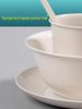 Eco-Friendly Rice Husk Tableware Set: Bowl, Chopsticks, Spoon & Cup – Recyclable & Food-Grade for Dining, Parties, Home, & Picnics (4-Piece)