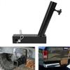 Heavy-Duty Metal Alloy Angled Hitch Flag Pole Holder, Universal Trailer Truck RV Hitch Flag Pole Mount for 2-Inch Hitch Receivers