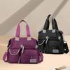 Women Multifunction Shoulder Messenger Bag Nylon Crossbody Bags Water-Repellent Handbags Large Capacity Travel Tote Bags