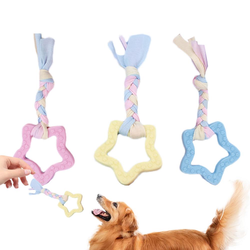 Puppy Chew Toy 3pcs Dog Chew Toys For Teething Interactive Puppy Teether Dog Teeth Cleaning Toy For Training And Cleaning Teeth