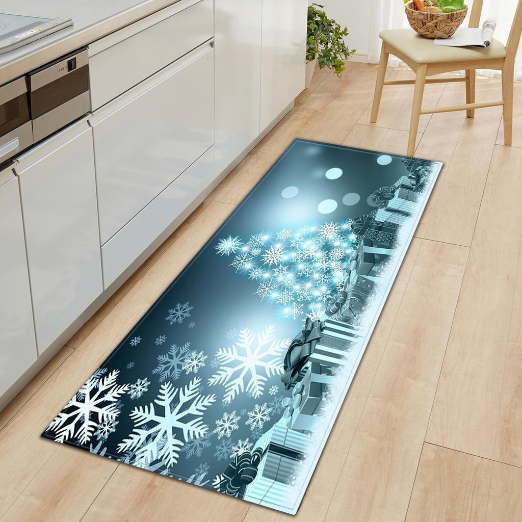 Christmas Kitchen Sand Carpet Doormat Long Floor Mat