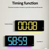 17inch Colorful LED Digital Clock Household Large Digital Alarm Clock Dynamic RGB Display LED Wall Clock Room Decor