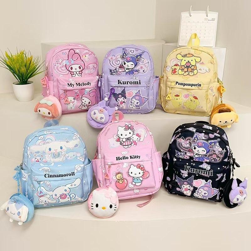 Kuromi Sanrio Hello Kitty My Melody Kreslený Vzor Batoh Dětské Dárky
