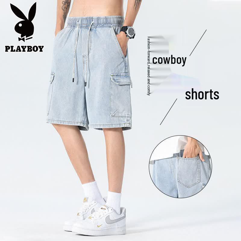 Мужские летние джинсовые шорты-карго PLAYBOY 2XL