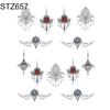 Krásný Butterfly Lustr Petal Nail Art Sticker Water Transfer Decal Manicure