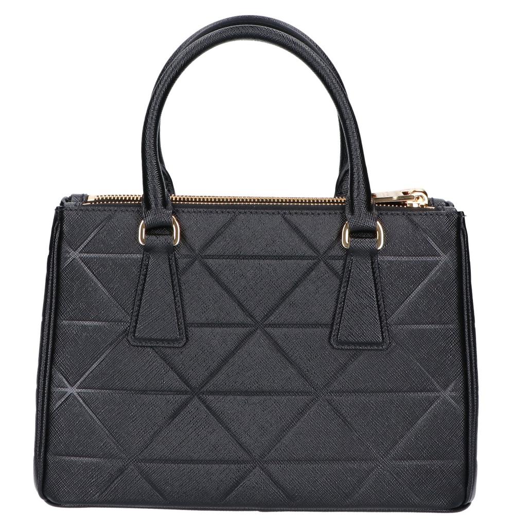 PRADA Excellent condition 68973 Galirea Small Triangle Logo Saffiano 2-Way Shoulder Bag Handbag Black/GDHardwareUsed