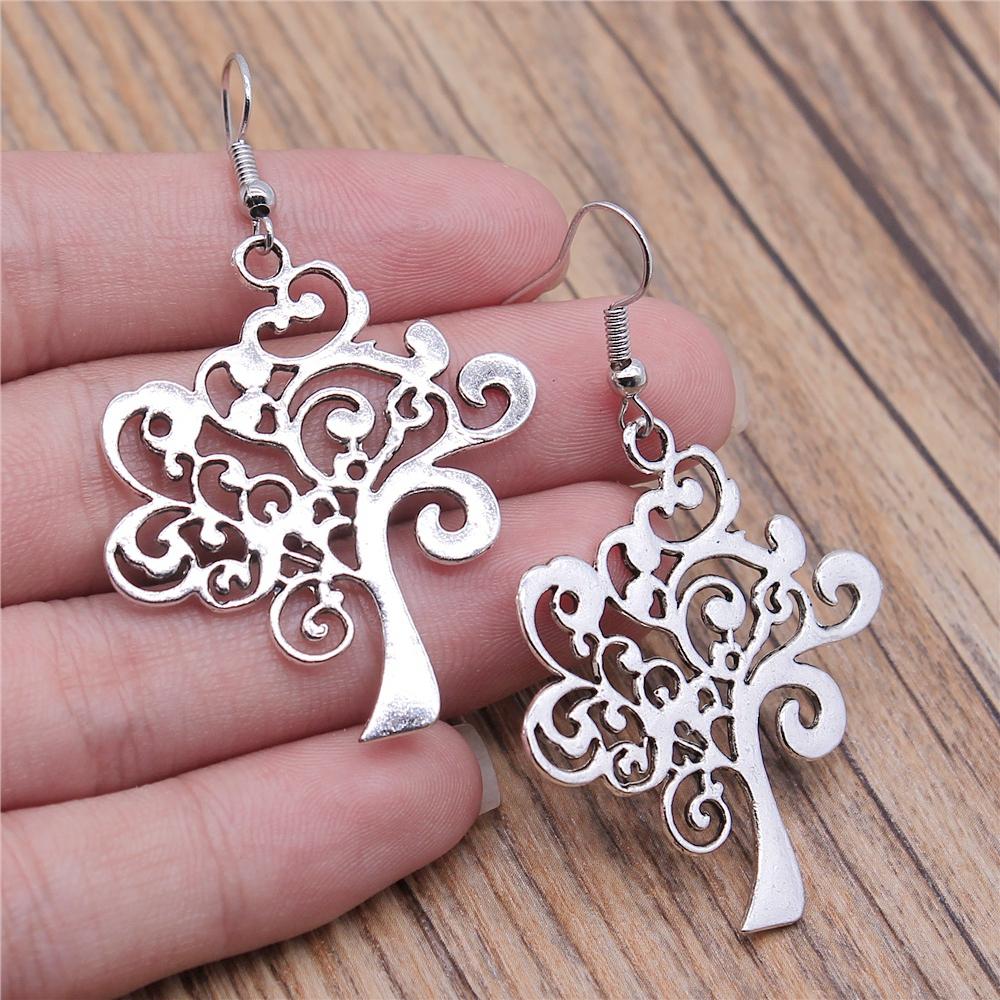 Tree Earring Women Drop Earrings Round Tree Dangle Earrings Women Fashion Jewelry Gift For Women