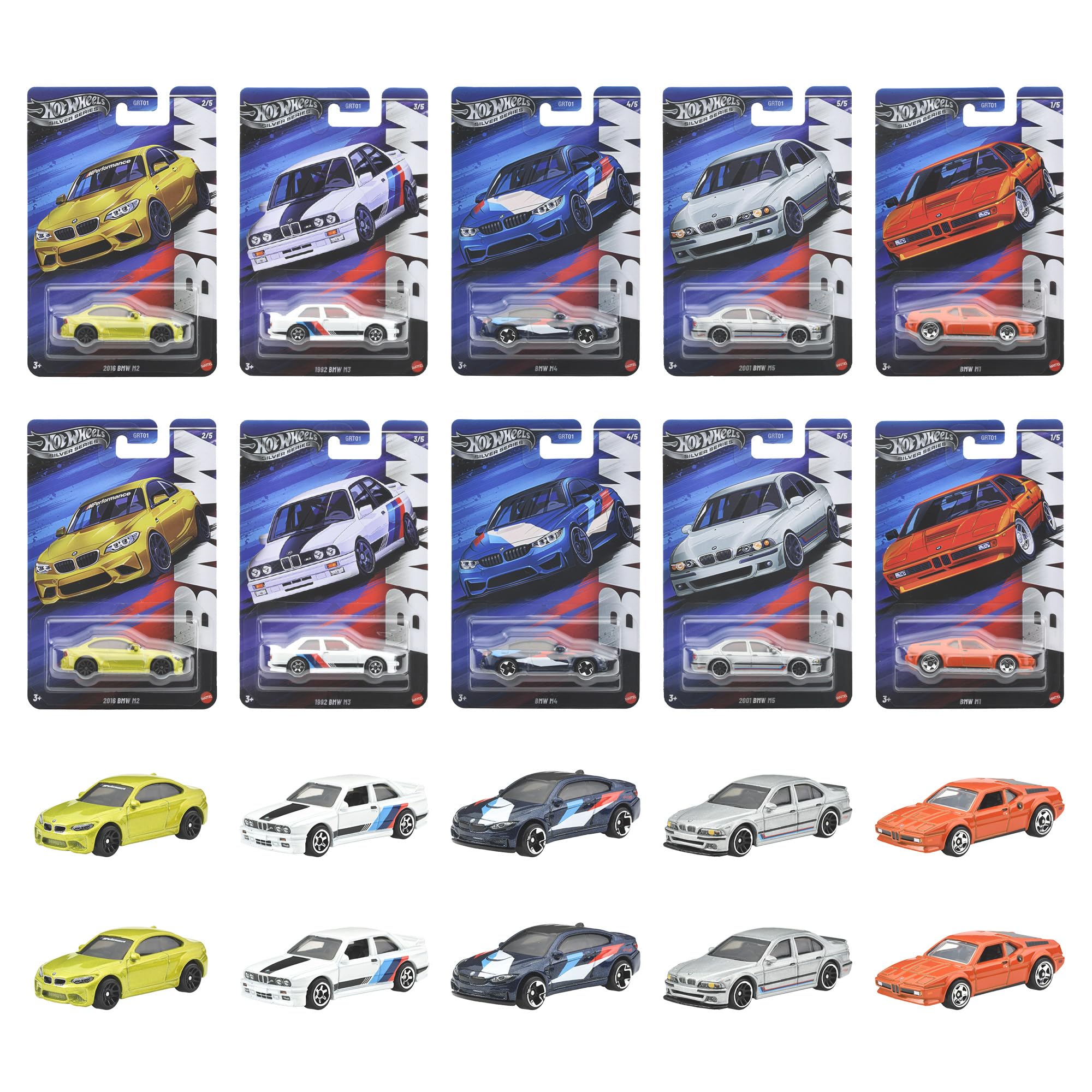 

Hot Wheels Праздничный Ассортимент Автомобиль Серии BMW M Возраст - Игрушки, Коробка на 10 автомобилей, 3+, Многоцветный, 986N-GRT01