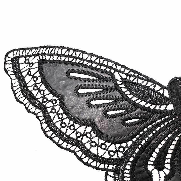 "Water-Soluble Lace Polyester Butterfly Embroidery False Collar"