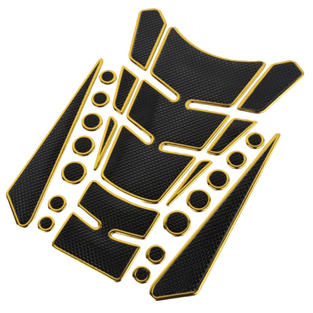

DYS Auto Shop 3D газовый топливный бак Pad протектор мотоцикл наклейка наклейка для Honda Yamaha Suzuki золотистый