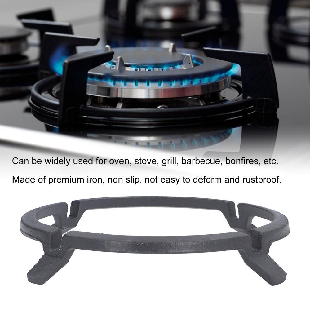 Griglia in Ghisa per Fornelli Antiscivolo Supporto per Fornello a Gas Utensile da Cucina Anello di Supporto per Wok Piano Cottura