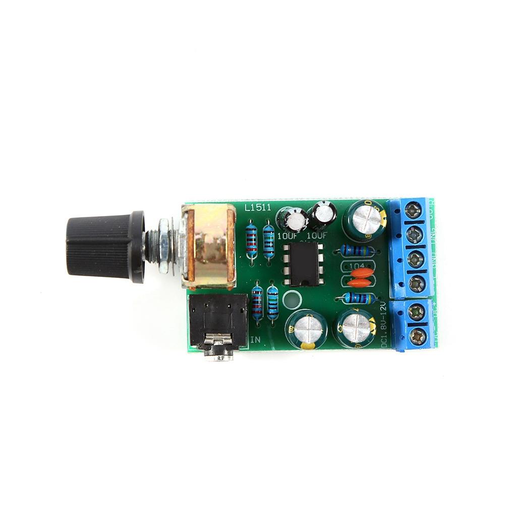 DC1.8 12V TDA2822M Amplifier 2 Channels Stereo 3.5mm AUX Audio Amp Board Module