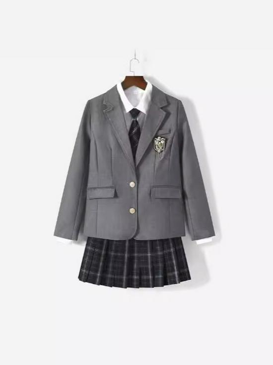 Cappotto Uniforme Studentesca JK Originale in Stile Giapponese - Vestibilità Petite, Completo Occidentale Ispirato all'Accademia Autunnale