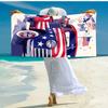 1 Stück July Th Celebration Truck Mikrofaser Strandtücher Schnelltrocknendes Handtuch Sand Strandtücher Pool für Reisen Schwimmbad. S072101151