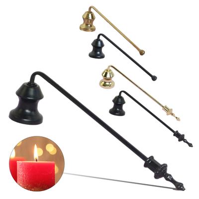 Bell Candle Extinguisher with Long Handle Stainless Steel Tealight Candle Wick Flame