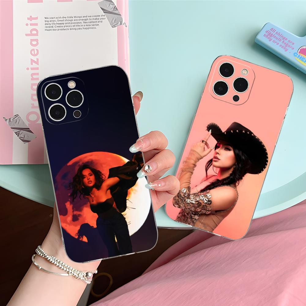 Fashion Becky G Mobile Phone Case for iPhone 16 15 14 13 12 11 X XR XS 8 6 Pro Max Plus Mini Clear Colour Protective Pretty