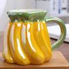 Exquisite Fruit Shape Coffee Mug Creative Durable 3D Ceramic Cup Heat-resistant Porcelain Water Cups Tea