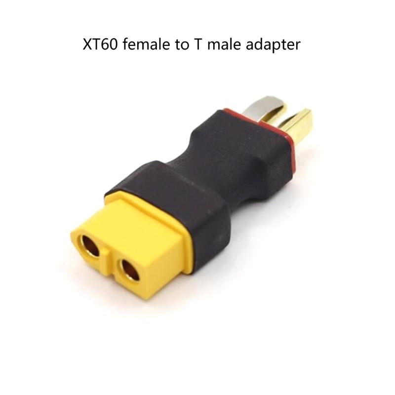 Universal T Plug To XT60 Adapter For Remote Li Batteries High Current Connector Durability Rubber Metal Construction