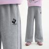 Girls' Side Split Straight Leg Casual Sweatpants