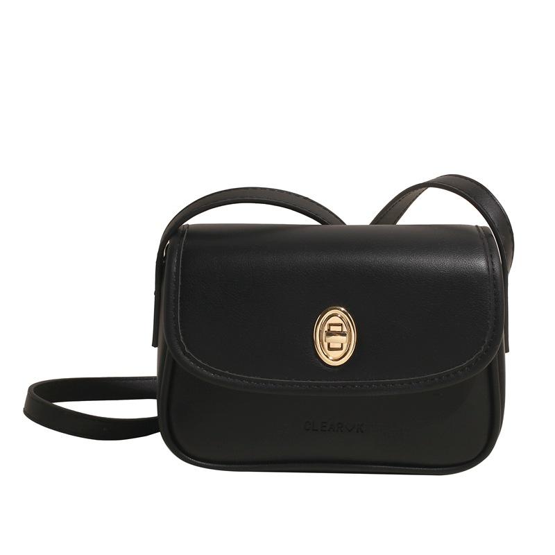 Spring and summer dopamine color small square bag simple and popular high-end soft shoulder bag messenger bag