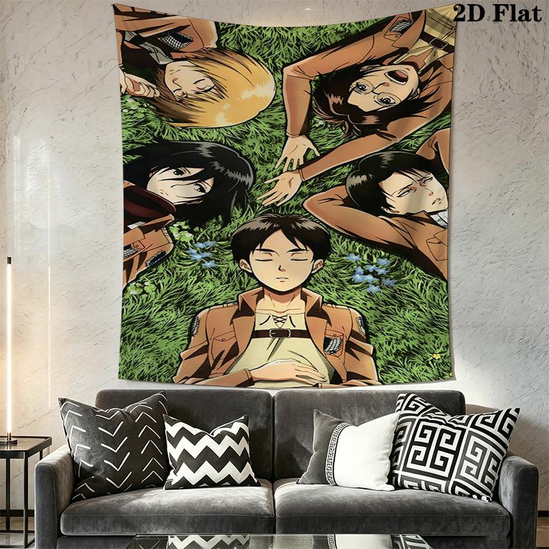 Attack Titan Wall Tapestry Tapestry Background Cloth Wallmounted Background Wall Hanging Cloth Christmas Gift Background Cloth
