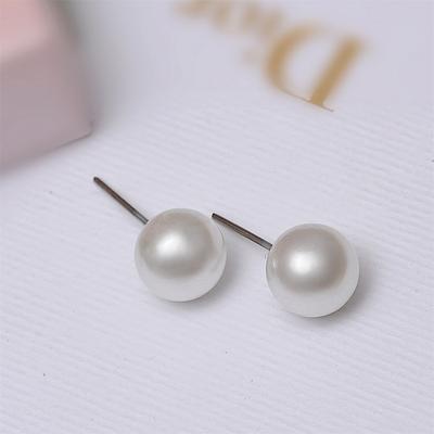 12 Paar Einfache Mode Imitation Perlen Steckerohrringe Set Für Frauen Koreanisch Weiß Schwarz Bunte Perlen Ohrstecker Hochzeits Schmuck