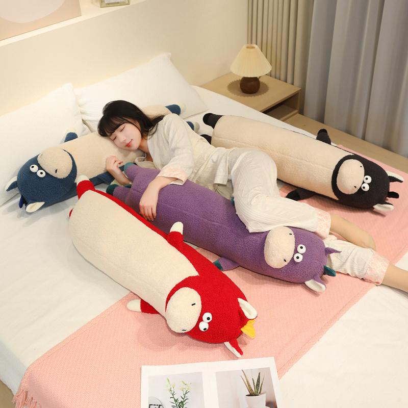 Cute And Charming Hippo Plush Pillow Stuffed Animal Extended Hippopotamus Cushion Decor Sleeping Companion Girls Birth Date Present