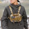Tactical Chest Pack: Multifunctional Camouflage Vest Bag for Men's Outdoor Sports & Cycling