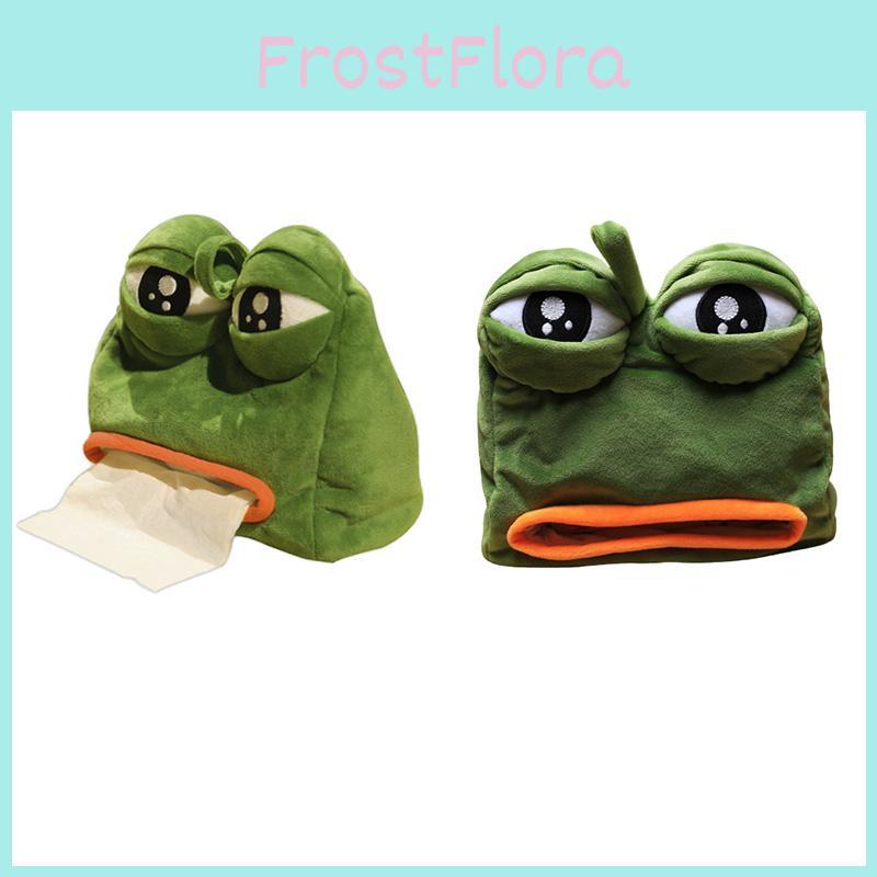 Sad Frog Pepe Creative Home Dustproof Sculpting Tissue Storage Box Holder Napkin