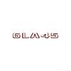 ABAL1 2024 New Style Two Tone Letters Numbers GLA35 GLA45 GLA45S Turbo 4matic+ for Car Fender Trunk Rear X156 Sticke