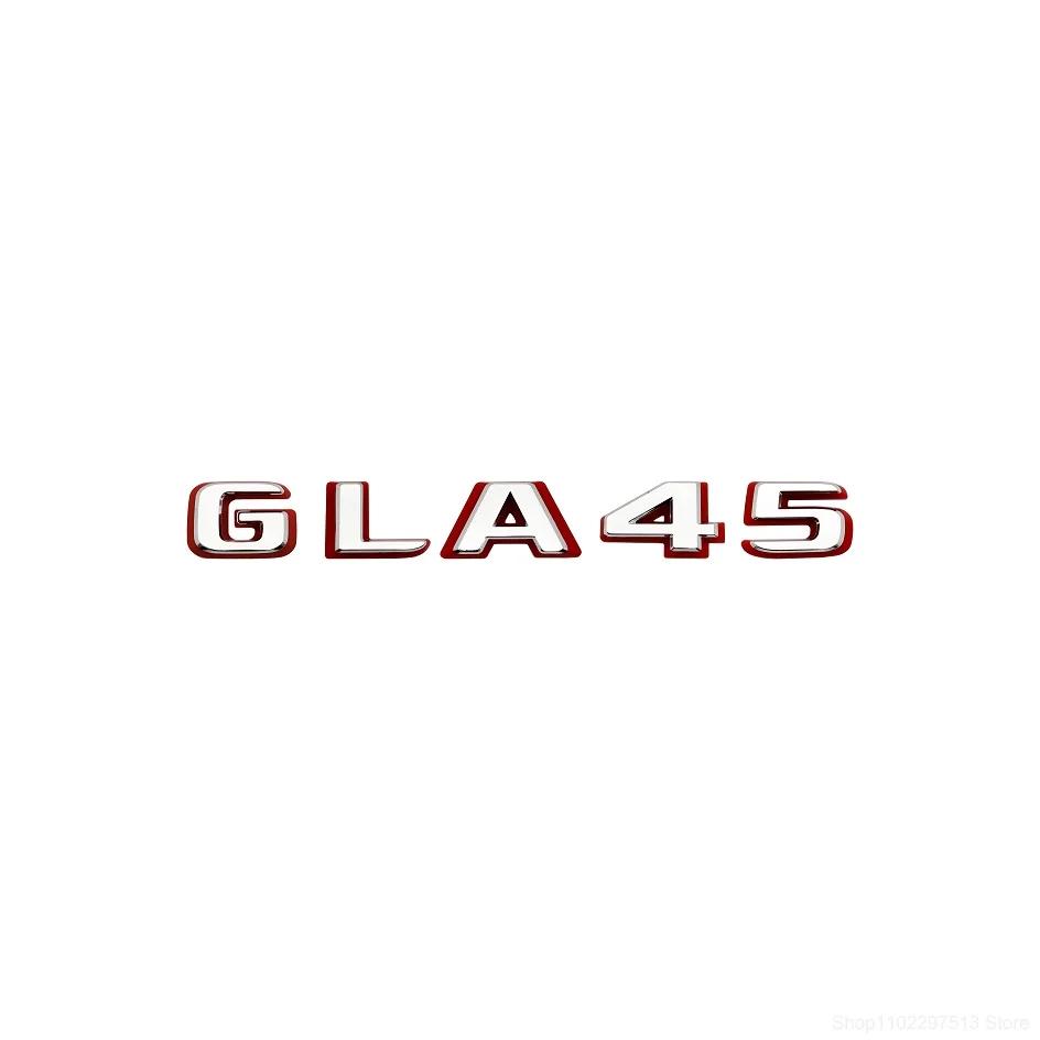 ABAL1 2024 New Style Two Tone Letters Numbers GLA35 GLA45 GLA45S Turbo 4matic+ for Car Fender Trunk Rear X156 Sticke