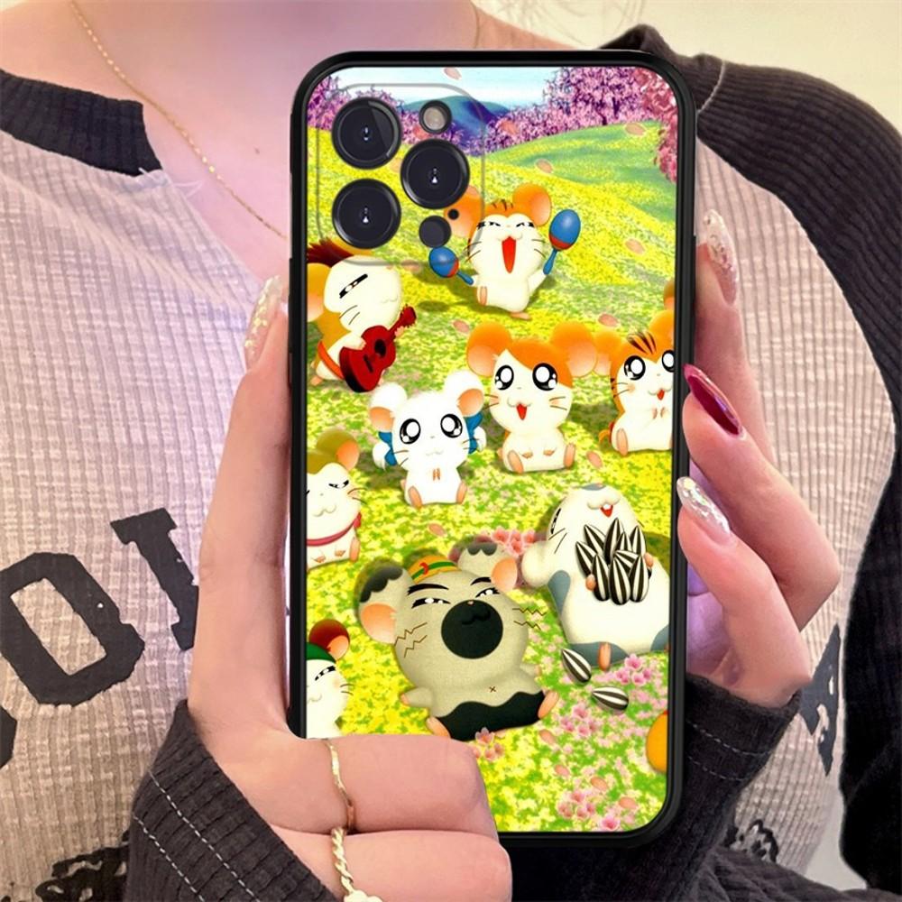 

Hamtaro Cute Hamster Kawaii Lovely Phone Case For IPhone 16 15 14 13 12 Mini 11 Pro XS Max X XR SE 6 7 8 Plus Soft Silicone iPhone 12 mini