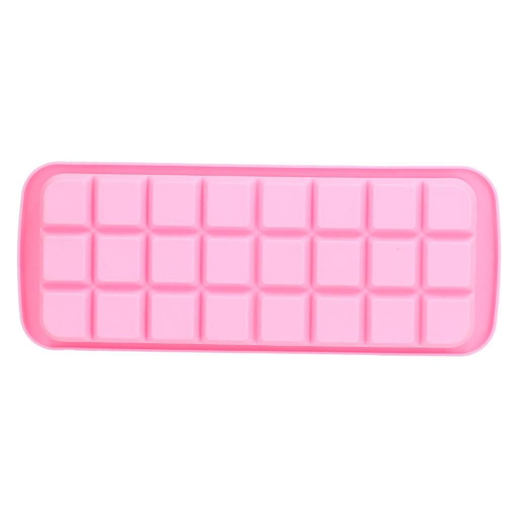 24‑Grids Ice   Tray with Lid Food Grade Silicone   Ice Mold Tray for Home Bar Use
