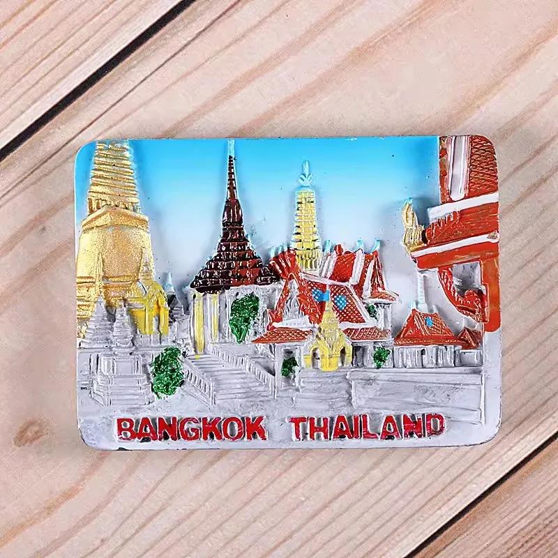 Singapur Reise Souvenirs Merlion Kühlschrankaufkleber Thailand Malaysia Kuala Lumpur Kühlschrankmagnete Wohnkultur Hochzeitsgeschenke