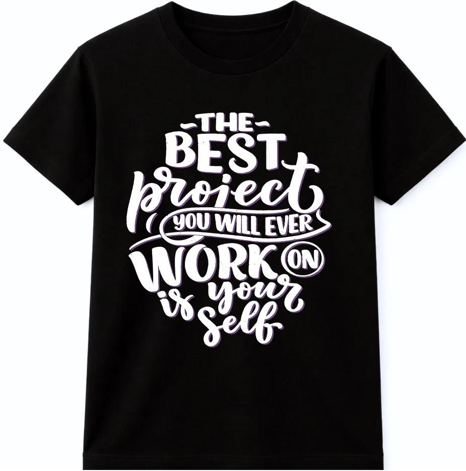 Inspirational Quote T Shirt Motivation Mindset Self Improvement Positive Graphic L