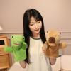 Cartoon Animal Capybara Raccoon Hand Puppet Parent-child Game Doll Lion Elephant Pig Appease Toys Birthday Gifts For Children