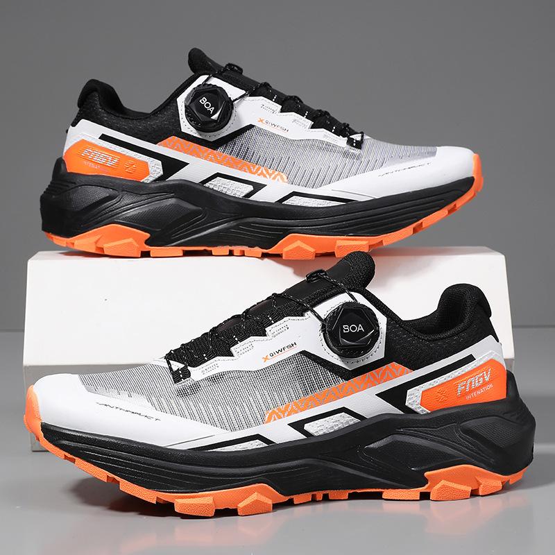 Men's Shoes Casual Shoes Spring and Autumn Youth Outdoor Sports Lightweight Soft Sole Rotating Button Dad Shoes