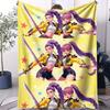 Portable KPOP HUNTRX Devil Hunter Small Cover Blanket Foldable Blanket For Bedroom Sofa Bed Office Nap Lunch Picnic Fan Gift