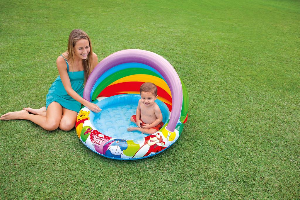 INTEX Disney Babybasseng "OLE BRUMM" 102 x 69 cm (Produktkode: 57424) [Offisielt japansk produkt]