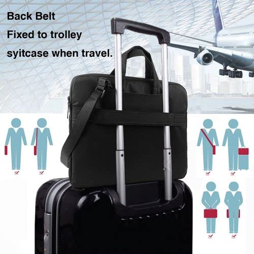 Miffy Computer Case, 13-inch (15.6-inch), Waterproof, Shock-Absorbent, Laptop Case, Sleeve, with Strap, Lightweight, PC Case (13-inch, White)