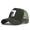 Cap Baseball Animal Leopard Embroidered Duck Tongue Cap Curved Brim Hat Net